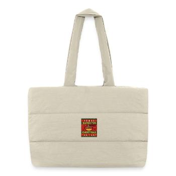 Ramen Christmas Japanese Food Lover - Puffer Shopping Bag - natural - Front