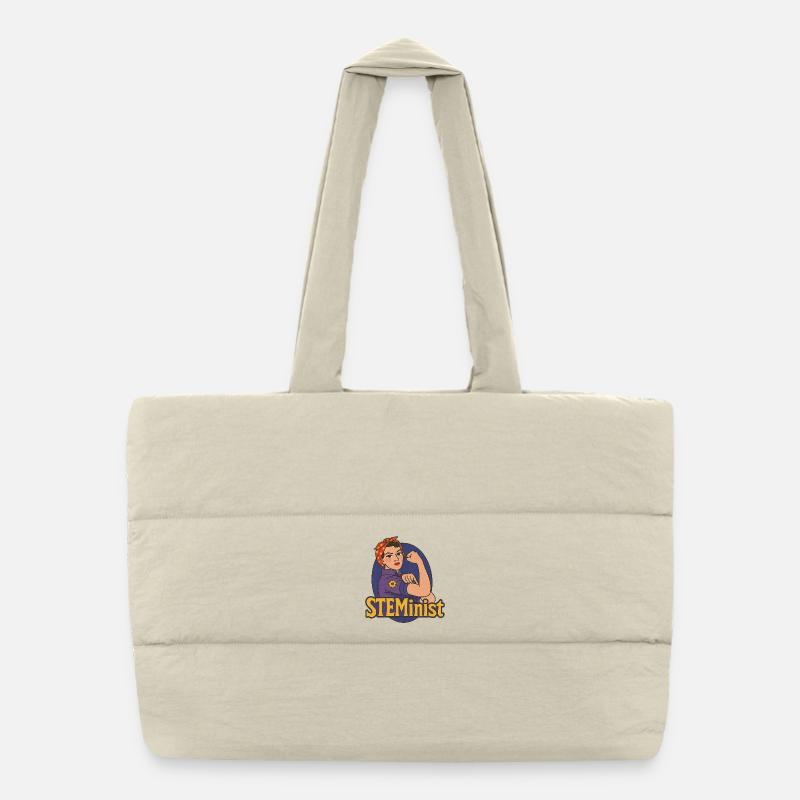 STEMinist Rosie Power Puffer Shopping Bag