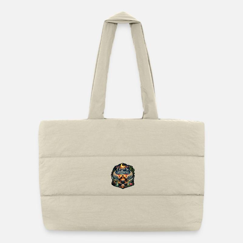 Porté par le calme Sac shopping matelassé