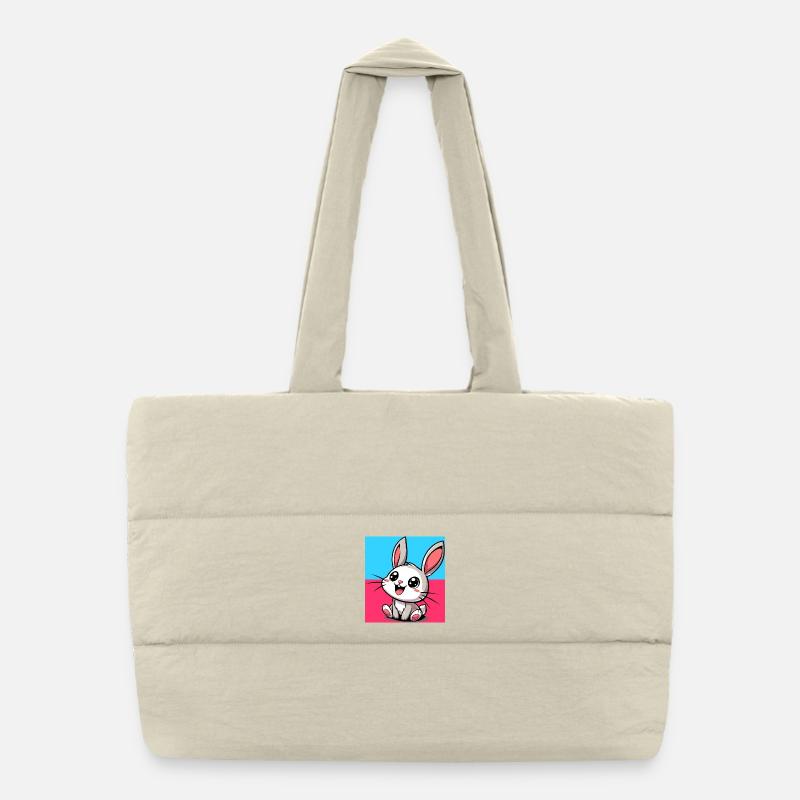 rabbit Puffer Shopping Bag