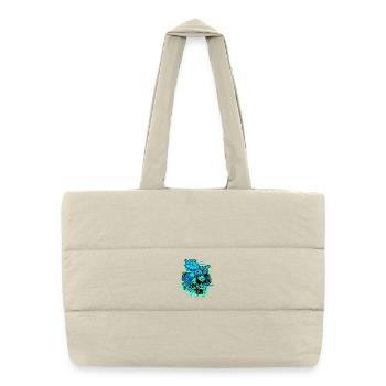 Animal Glitch - Puffer Shopping Bag - natural - Front