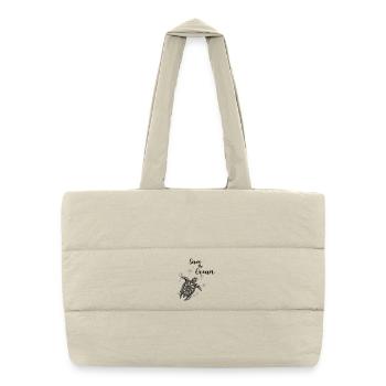 Save the Ocean - tortue - Sac shopping matelassé - blanc naturel - Devant