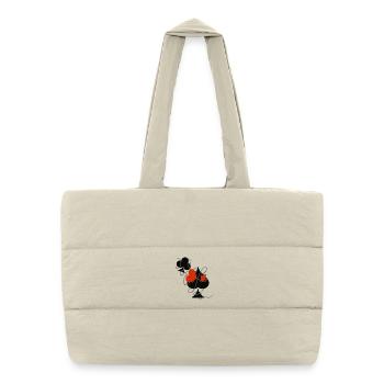 Luck in the game ... | Playing Cards | Gift - Puffer Shopping Bag - natural - Front