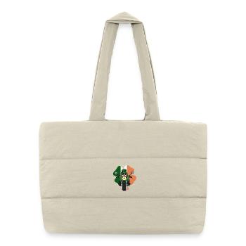 Leprechaun Motorbike - Puffer Shopping Bag - natural - Front