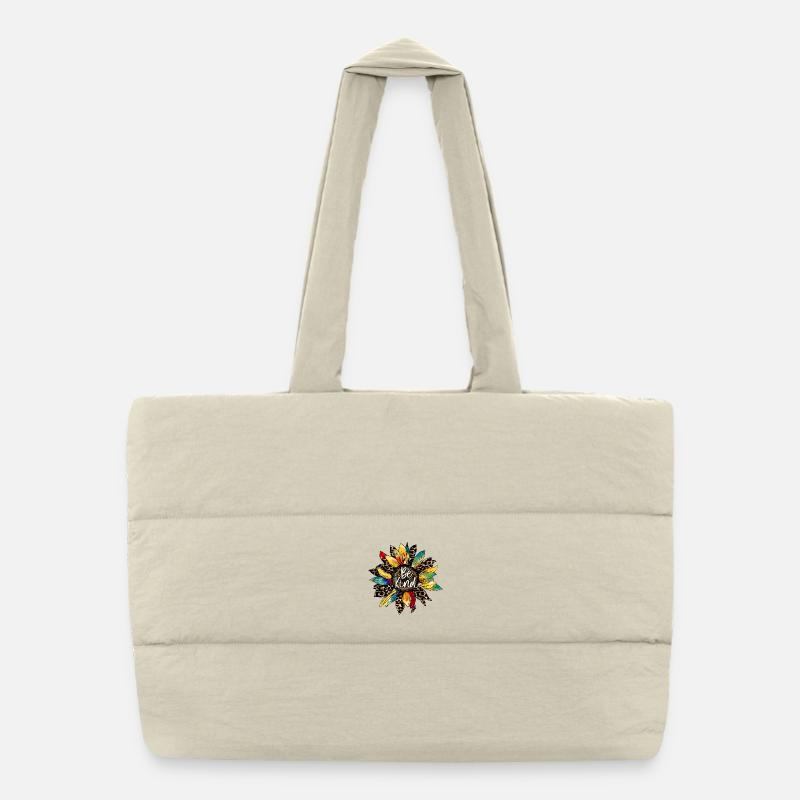 Bee Kind Puffer Shopping Bag