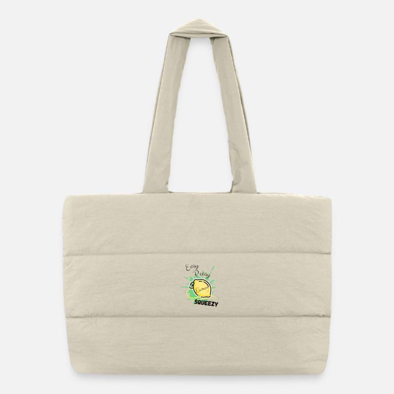 Zitrone Facile Facile Moulette Sac shopping matelassé