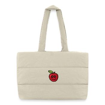 Apple, Fruit, Fruit, Mindfulness, Health, Vitamins - Puffer Shopping Bag - natural - Front