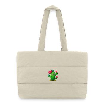 Cactus - Puffer Shopping Bag - natural - Front