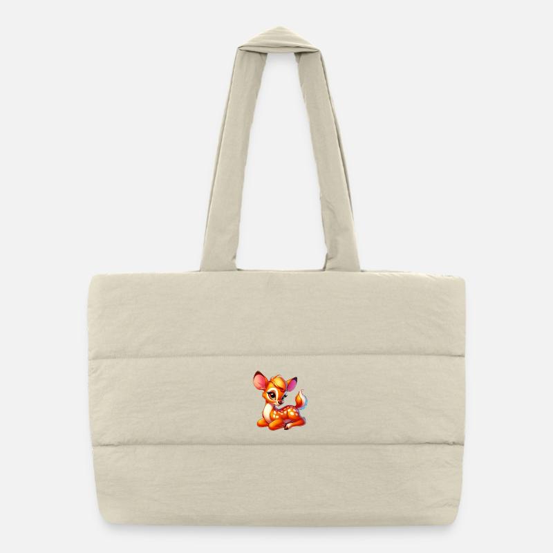Fawn Puffer Shopping Bag