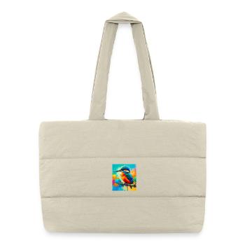 kingfisher - Puffer Shopping Bag - natural - Front