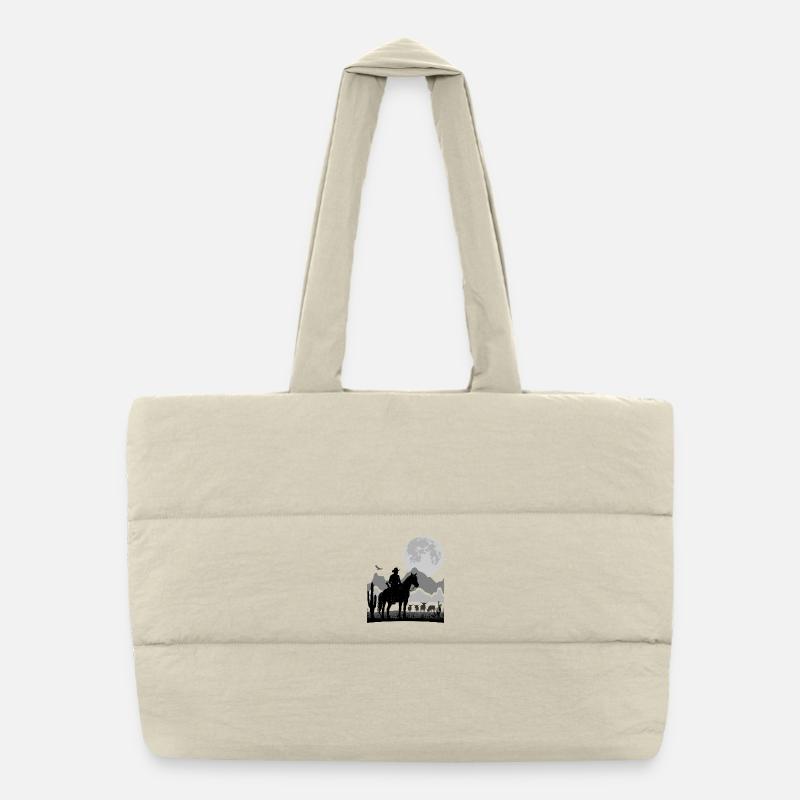 RANGER VECTOR | RANCHER SILHOUETTE | 6K HDR Puffer Shopping Bag