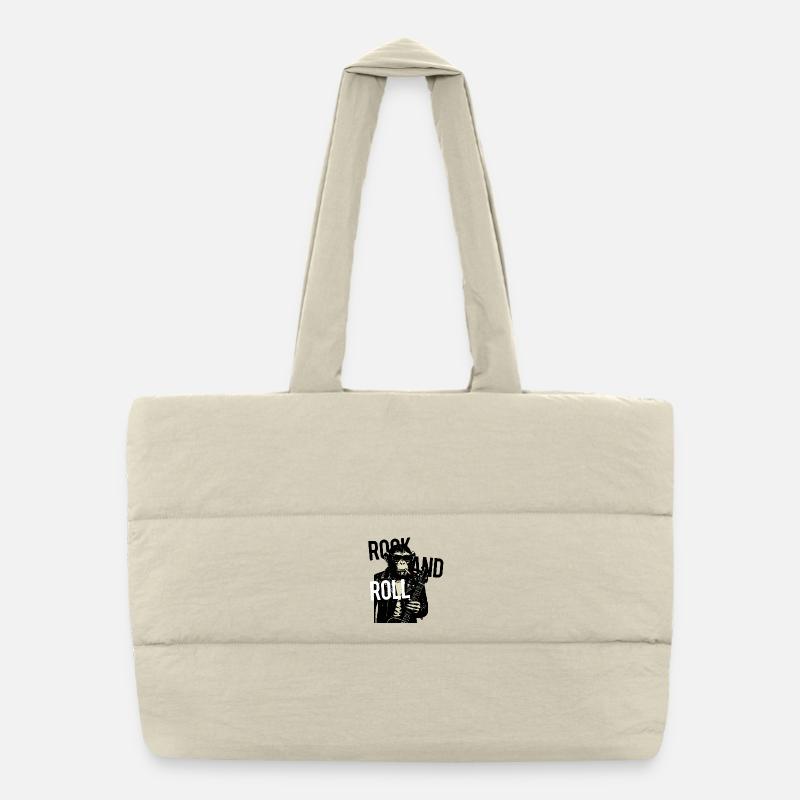 Rollin Monkey Rock Puffer-Einkaufstasche