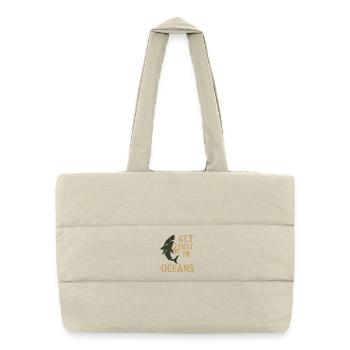 Get Lost in Oceans Nautical - Puffer Shopping Bag - natural - Front
