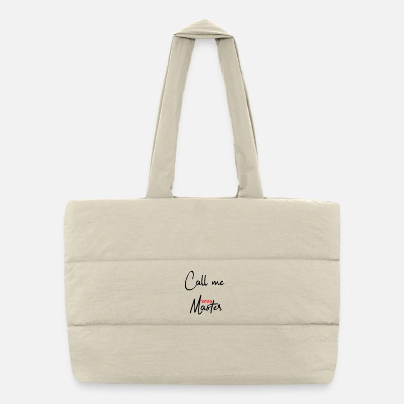 Master 2026 Graduation Graduation Puffer Shopping Bag