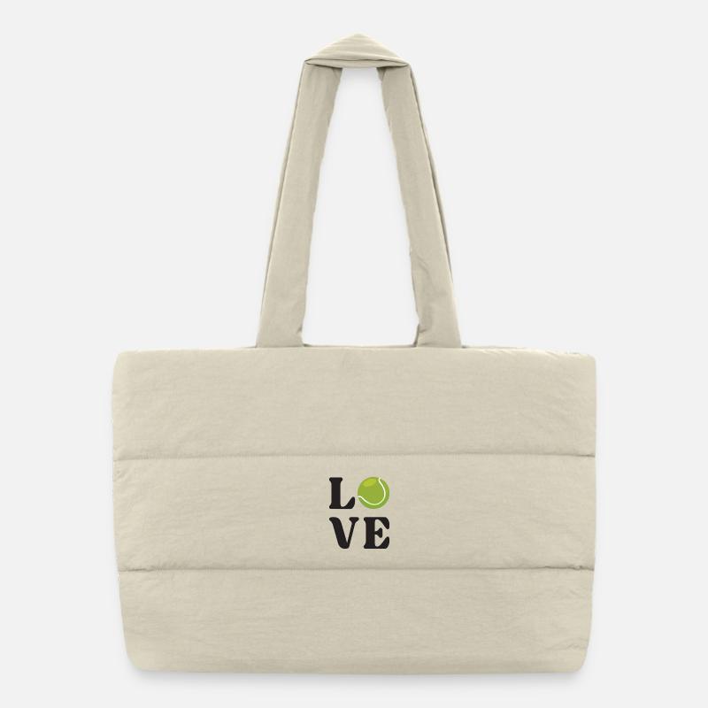 Amateur de tennis Sac shopping matelassé