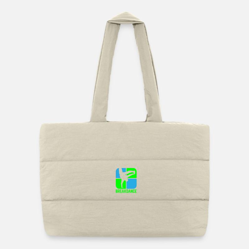 Breakdancing Puffer Shopping Bag