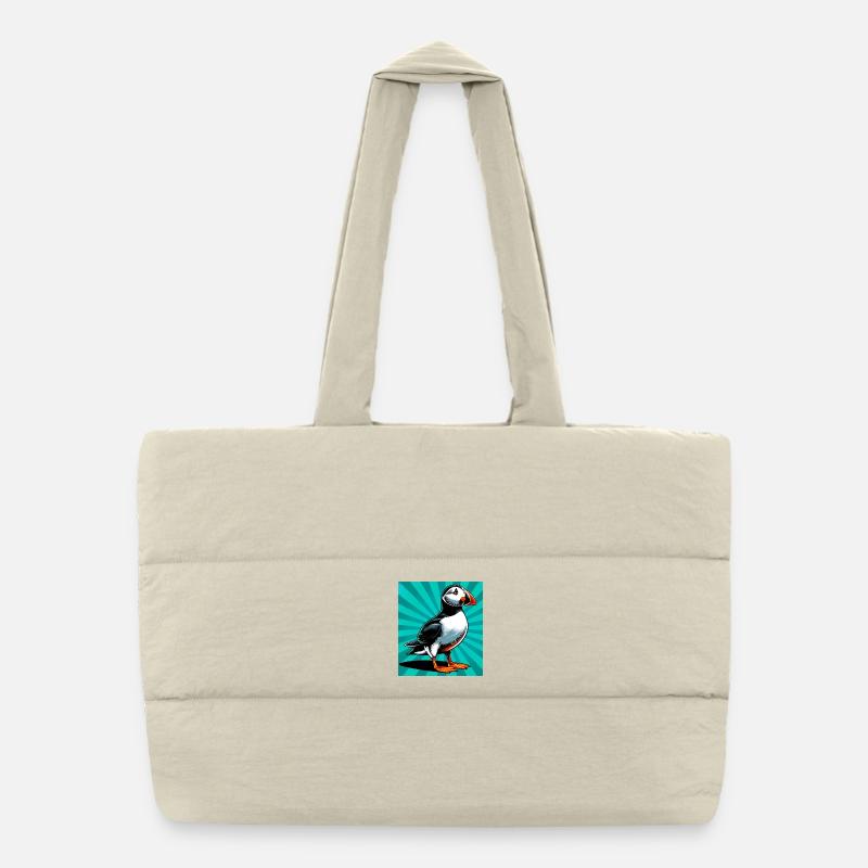 puffin - Puffer Shopping Bag - natural