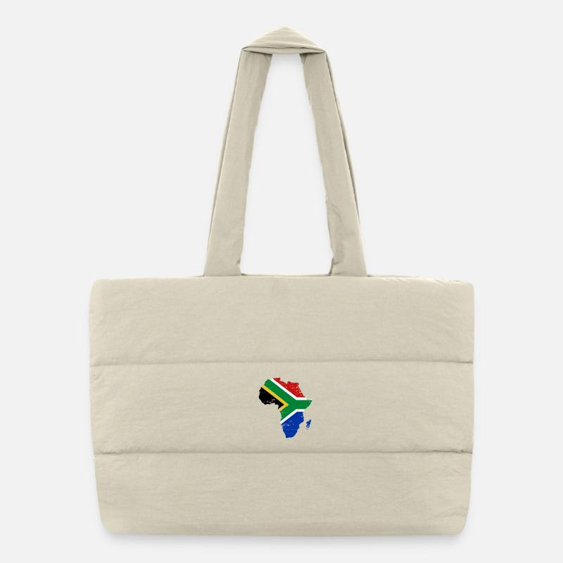 Südafrika_Flagge_Afrika_used Sac shopping matelassé