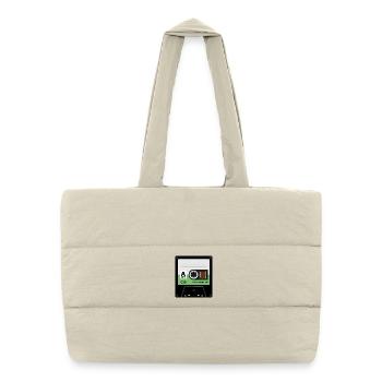 Tiny Cassette - Puffer Shopping Bag - natural - Front