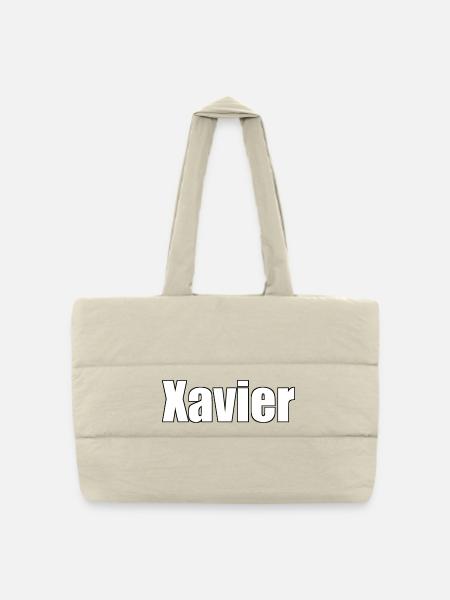 Xavier - Puffer Shopping Bag - natural
