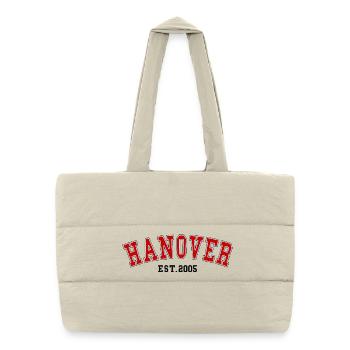 Hanovre Est. 2005 - Sac shopping matelassé - blanc naturel - Devant