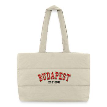 Budapest, gegründet 2006 - Puffer-Einkaufstasche - Naturweiß - Vorne