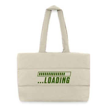 Loading - Puffer Shopping Bag - natural - Front
