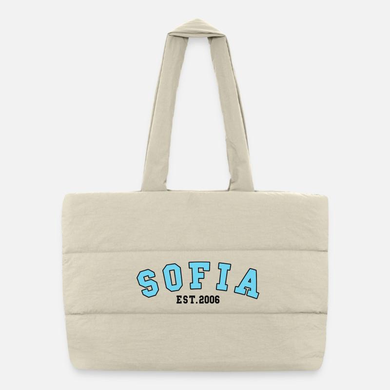 Sofia gegründet 2006 Puffer-Einkaufstasche