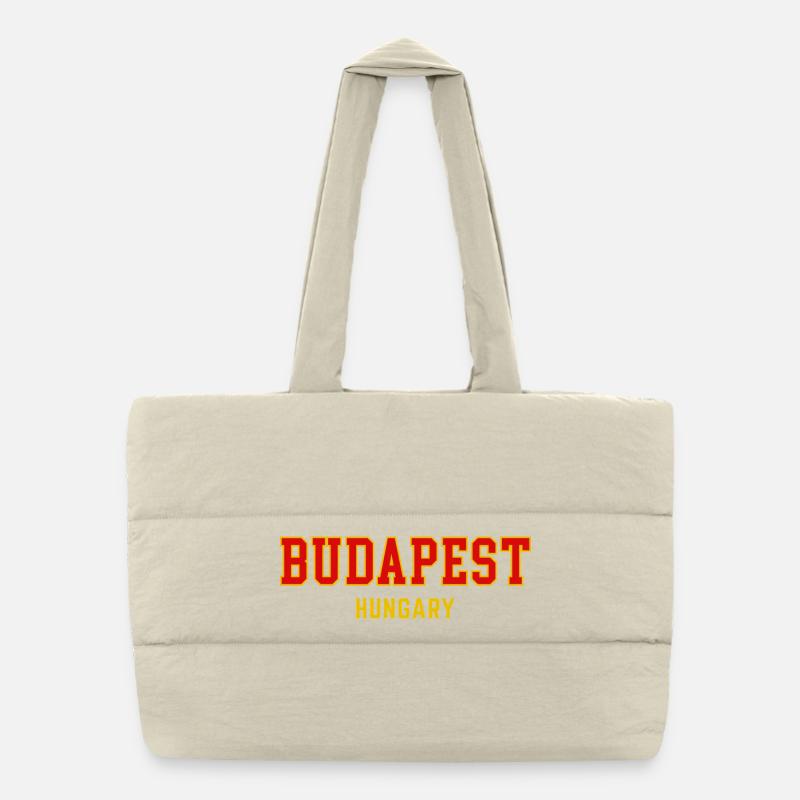 Budapest City Pride Varsity Puffer-Einkaufstasche