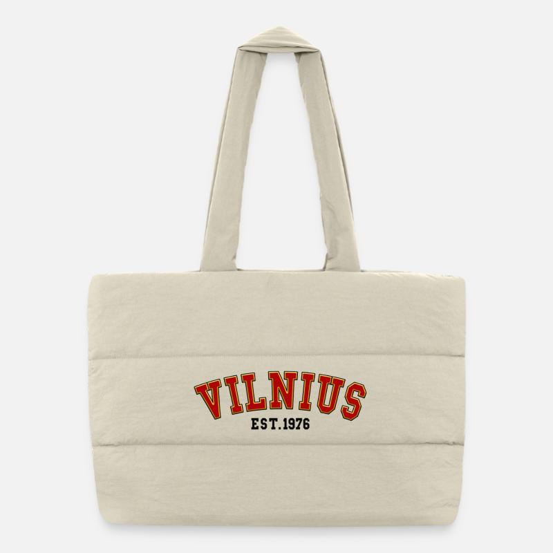 Vilnius Est. 1976 Puffer Shopping Bag