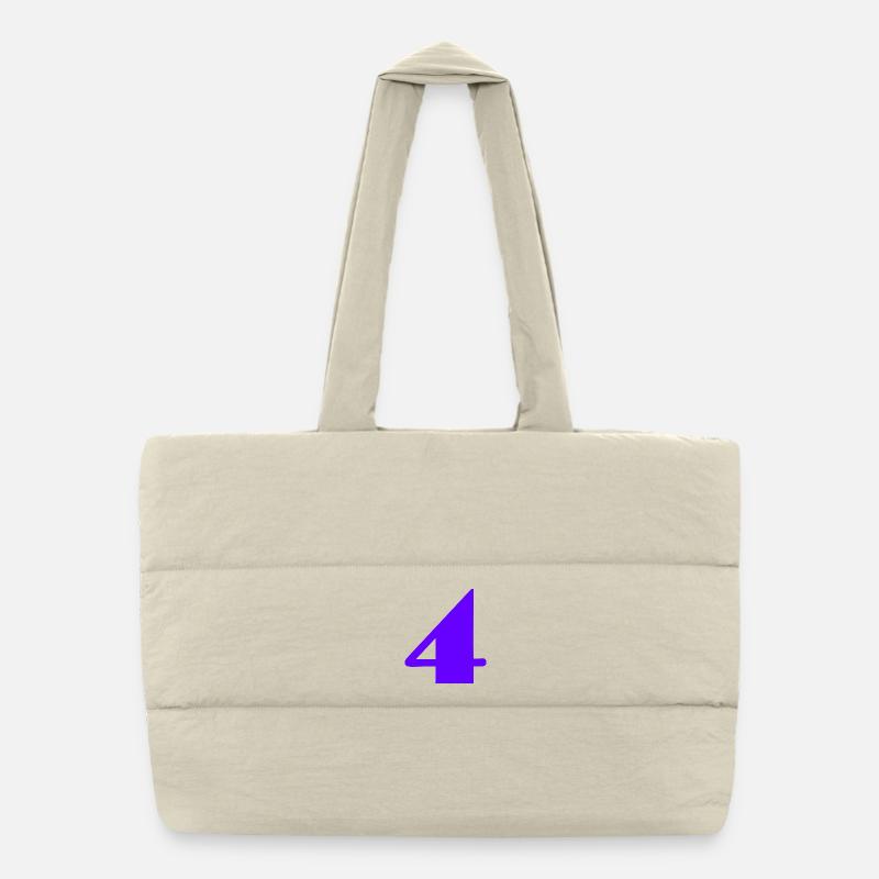 4 ANS,4e ANNIVERSAIRE,ANNIVERSAIRE 4 ANS Sac shopping matelassé