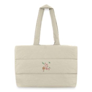 Enjoy every Day of Spring - Puffer Shopping Bag - natural - Front
