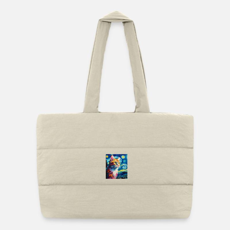 Chat Sac shopping matelassé