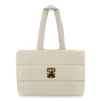 Shakespeare Rock Star - Puffer Shopping Bag - natural - Front