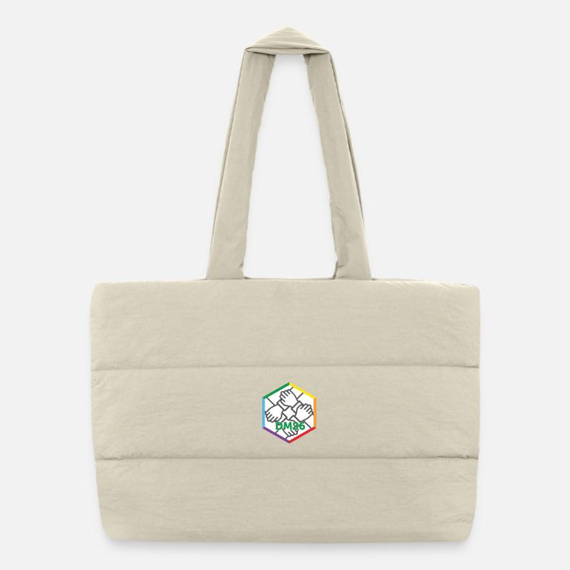 DM logo 2026_new Puffer Shopping Bag