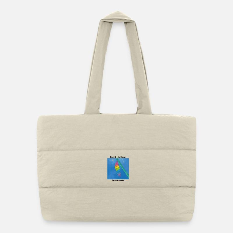Bon comme je suis ! Sac shopping matelassé