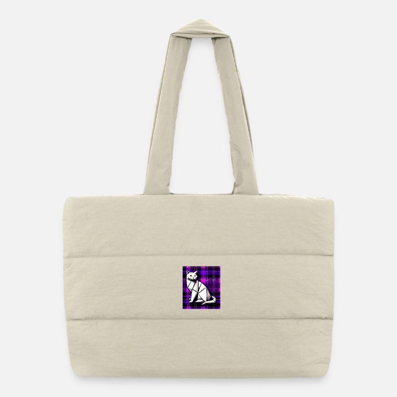 cat Puffer Shopping Bag
