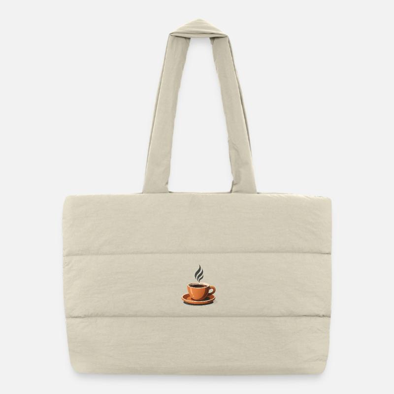 Tasse de Café Chaud Aromatique Sac shopping matelassé