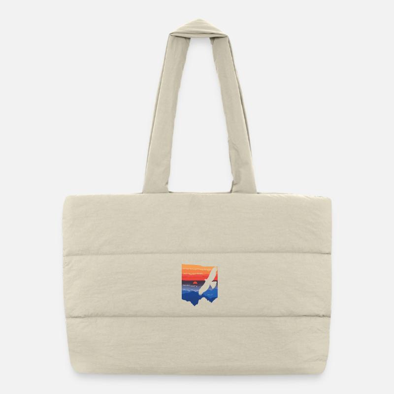Isaïe 40,31 / Verse de la Bible Sac shopping matelassé