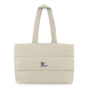Plein d’espoir, chrétien - Sac shopping matelassé - blanc naturel - Devant