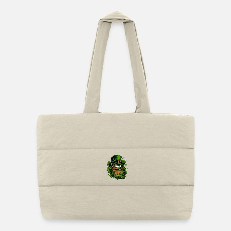 Leprechaun Irland Puffer-Einkaufstasche