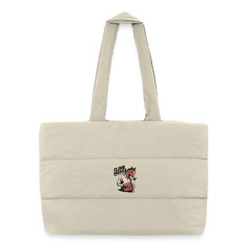 Business Horse - Puffer Shopping Bag - natural - Front