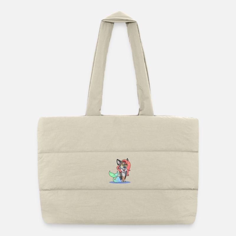 Coral (Version Chibi) (par Leni Riosa) Sac shopping matelassé