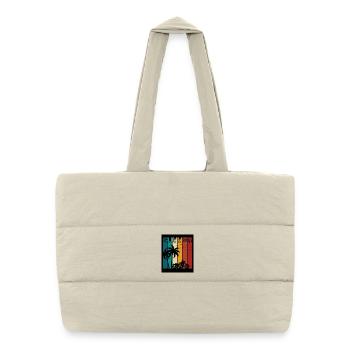 summer - Puffer Shopping Bag - natural - Front
