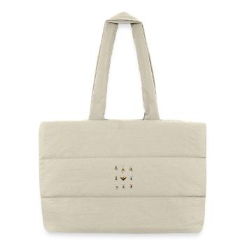 insectes moustiques abeille piqûre vue voler bug - Sac shopping matelassé - blanc naturel - Devant