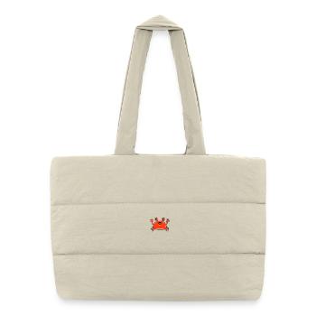 Krebs - Gesteppte Shopping Bag - Naturweiß - Vorne