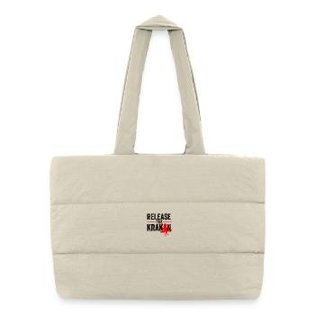 Release The Kraken - Puffer Shopping Bag - natural - Front