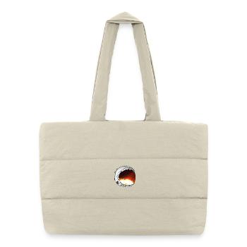 Illustration du casque d’astronaute - Sac shopping matelassé - blanc naturel - Devant