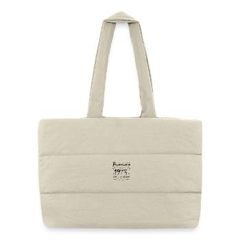 1973 - Né en 1973 - Sac shopping matelassé - blanc naturel - Devant