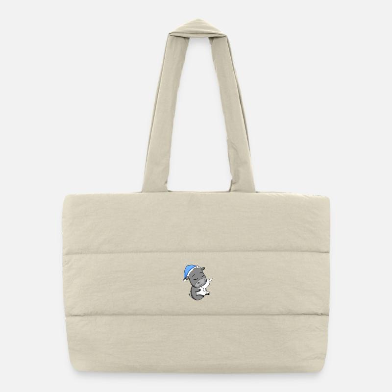 Donkey Puffer Shopping Bag